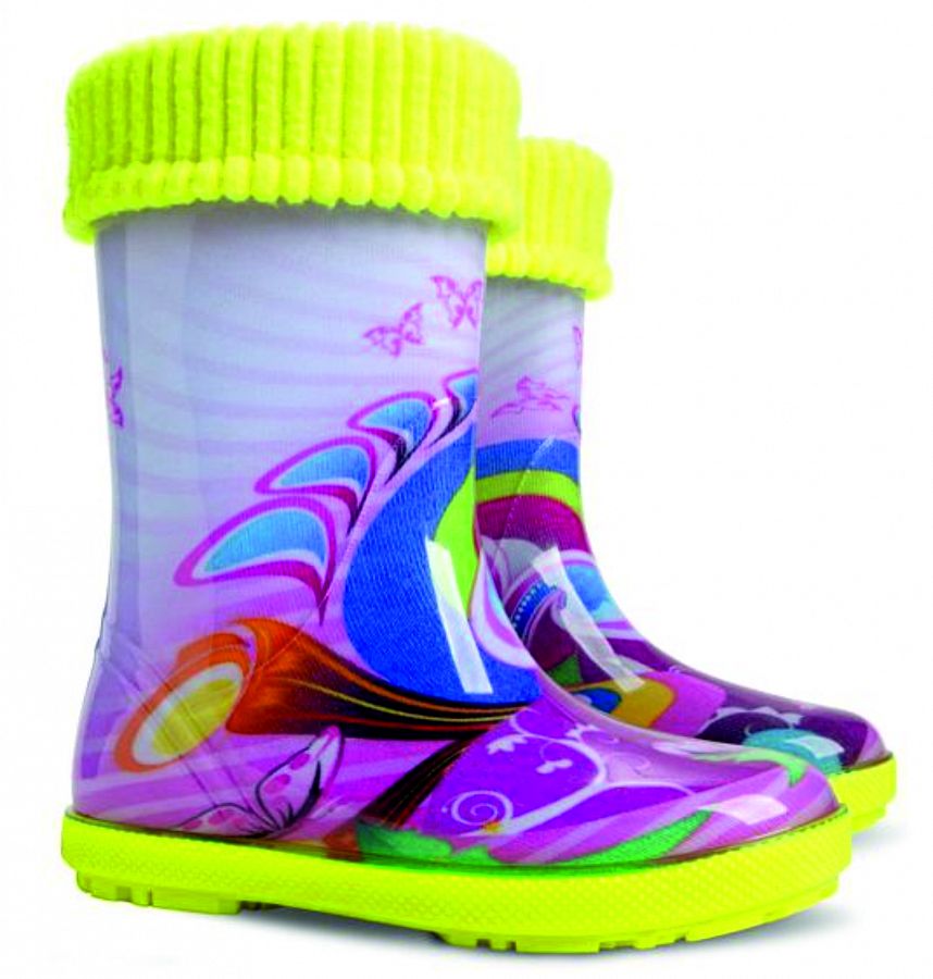 HAWAI LUX EXCLUSIVE 0449  zateplené holínky EA HIPÍ vel. 28-29 - Obrázek HAWAI LUX EXCLUSIVE 0449  zateplené holínky EA HIPÍ vel. 28-29 - Obrázek